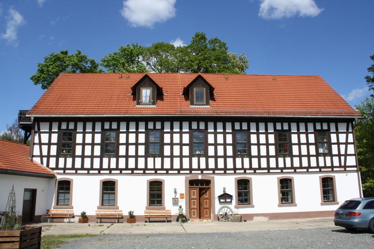 Ferienwohnung Zu den grauen Ziegenböcken Serba Exterior foto