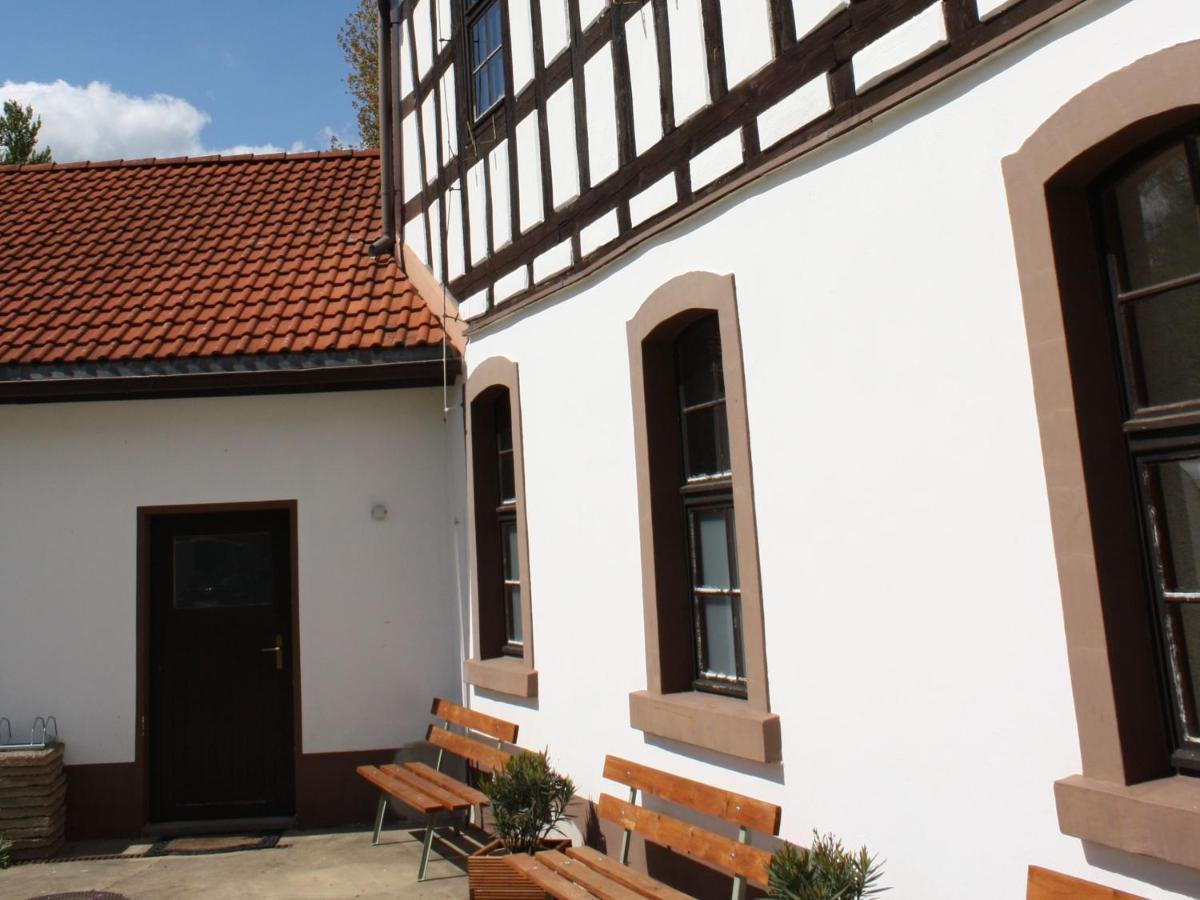 Ferienwohnung Zu den grauen Ziegenböcken Serba Exterior foto